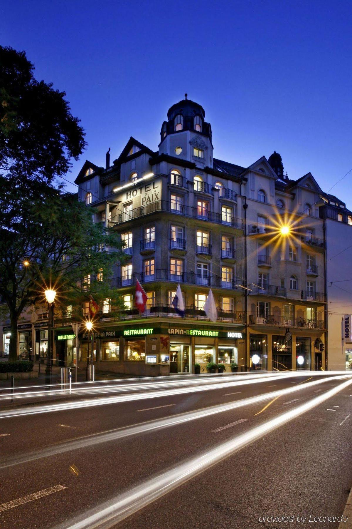 Hotel De La Paix Lucerna Exterior foto