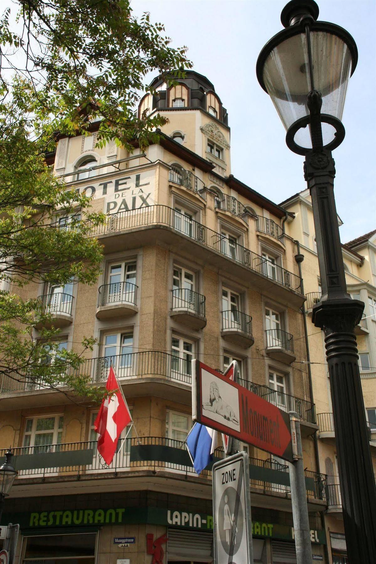 Hotel De La Paix Lucerna Exterior foto